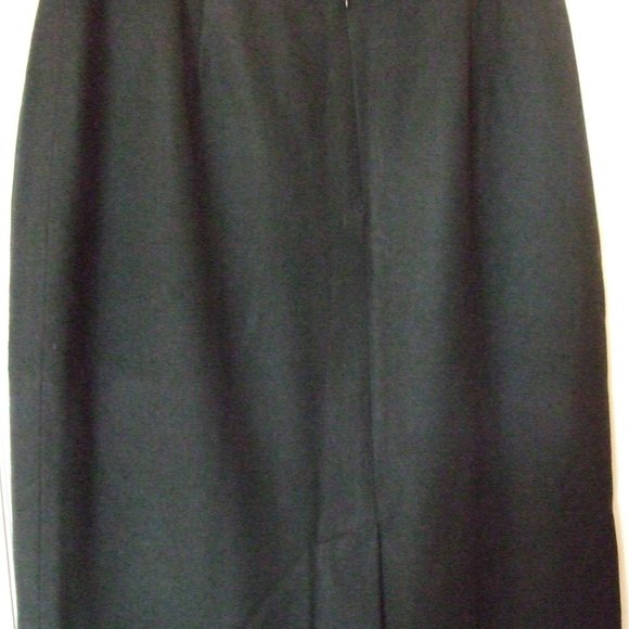 Oleg Cassini Black Double Breasted Suit, S - Picture 3 of 5